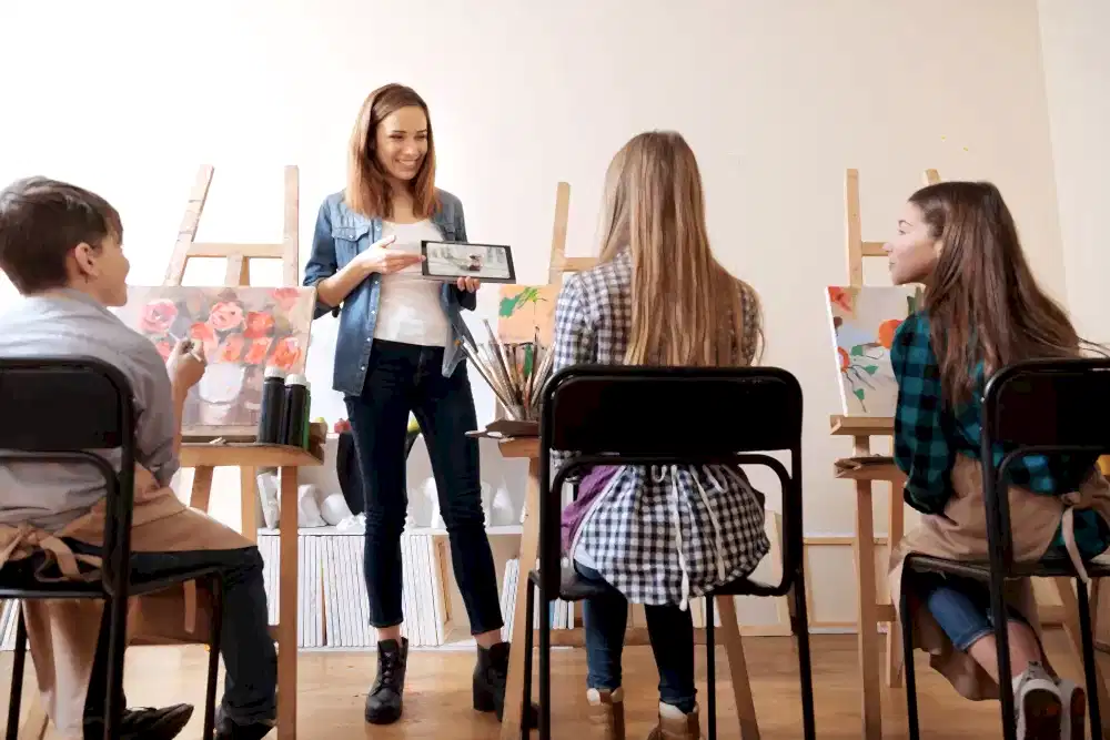 genç resim workshop