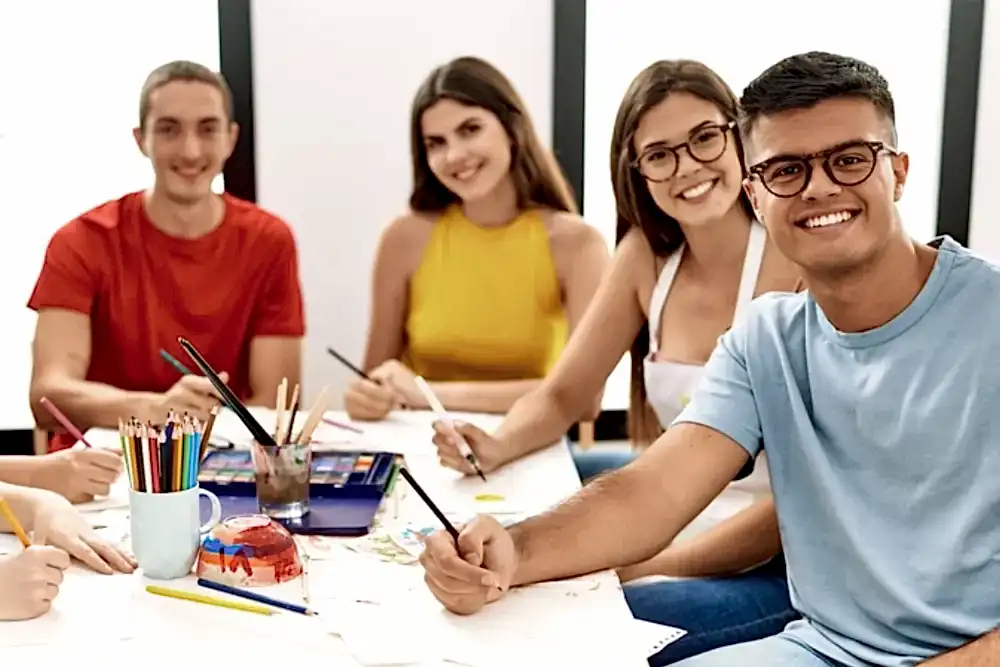 gençler için resim kursu mezunları